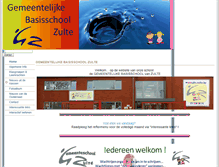 Tablet Screenshot of gbs.zulte.be